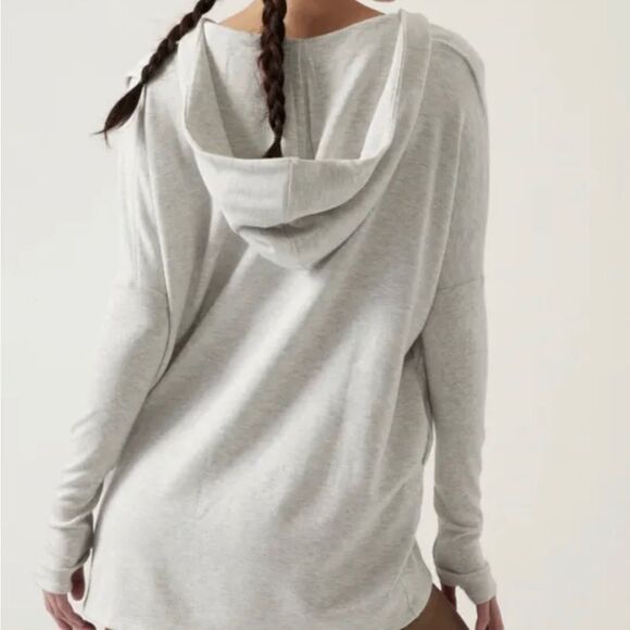 NWOT Athleta Purana Wrap Sweatshirt - Picture 3 of 11